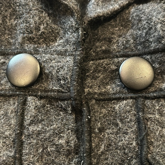 NEIMAN MARCUS GRAY & BLACK THICK BLAZER/JACKET - Picture 10 of 15